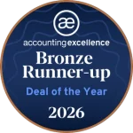 Accounting Excellence Awards 2026 bronze runner-up: Deal of the Year